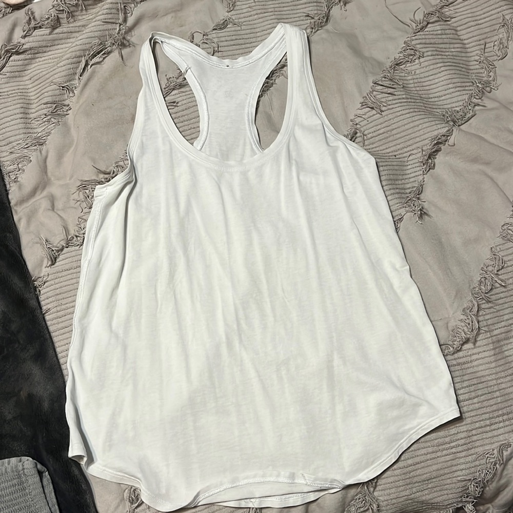 Lululemon White Tank Top